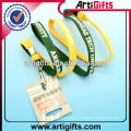 Newest style polyester tubular famous brand lanyard